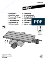 Wolfcraft 4060 Machining Table Manual