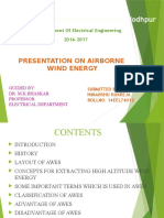 Seminar Report On Air Borne Wind Energy