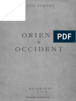 Orient Si Occident PDF