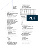 Soal Biologi Try Out 2