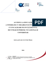 Accesul La Educatie A Tinerilor Cu Dizabilitati in Romania, 2016.compressed