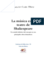 Música en Las Obras de Shakespeare