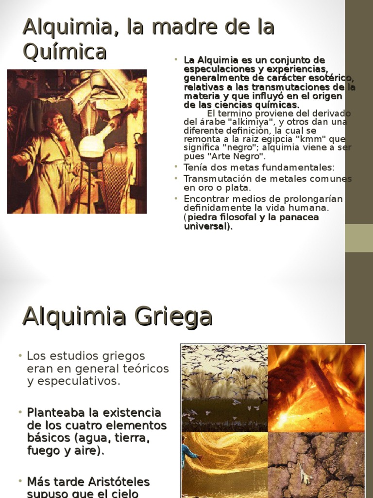 Alquimia y Teoria Del Flogisto Alquimia Nanotecnología