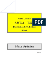 Math Syllabus Maual