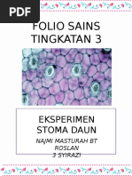 Folio SN Tingkatan 3