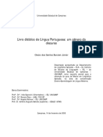 Livro Didático Da Língua Portuguesa: Um Gênero de Discurso