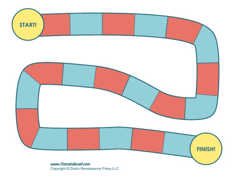 free printable board game template pdf pdf