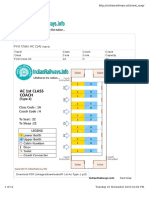 Indian Railways: Seat Map