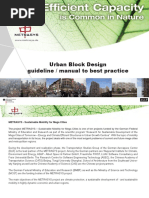 Urban Block Design Guideline / Manual To Best Practice: Supported by