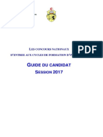Guide Candidat 2017