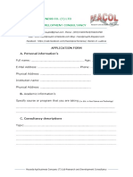 Application Form