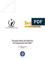 SNTE CNDH Documento de Trabajo Escuelas Libres de Violencia