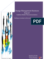 Change Management Business Report On Vodafone