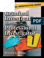 (BCPI, CLI, Warren J. Sonne) Criminal Investigatio