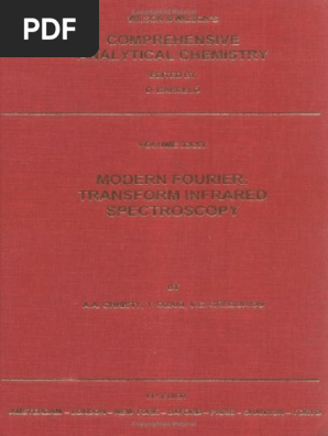 Modern Fourier Transform Infrared Spectros PDF | PDF