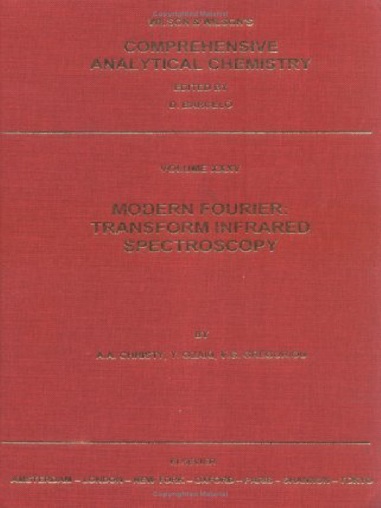 Modern Fourier Transform Infrared Spectros PDF | PDF | Electromagnetic ...