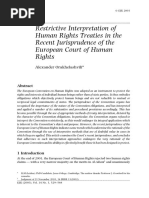 Restrictive Interpretation