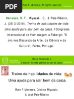 Treino de Habilidades de Vida- Uma Ajuda Para Sair Bem Da Casca