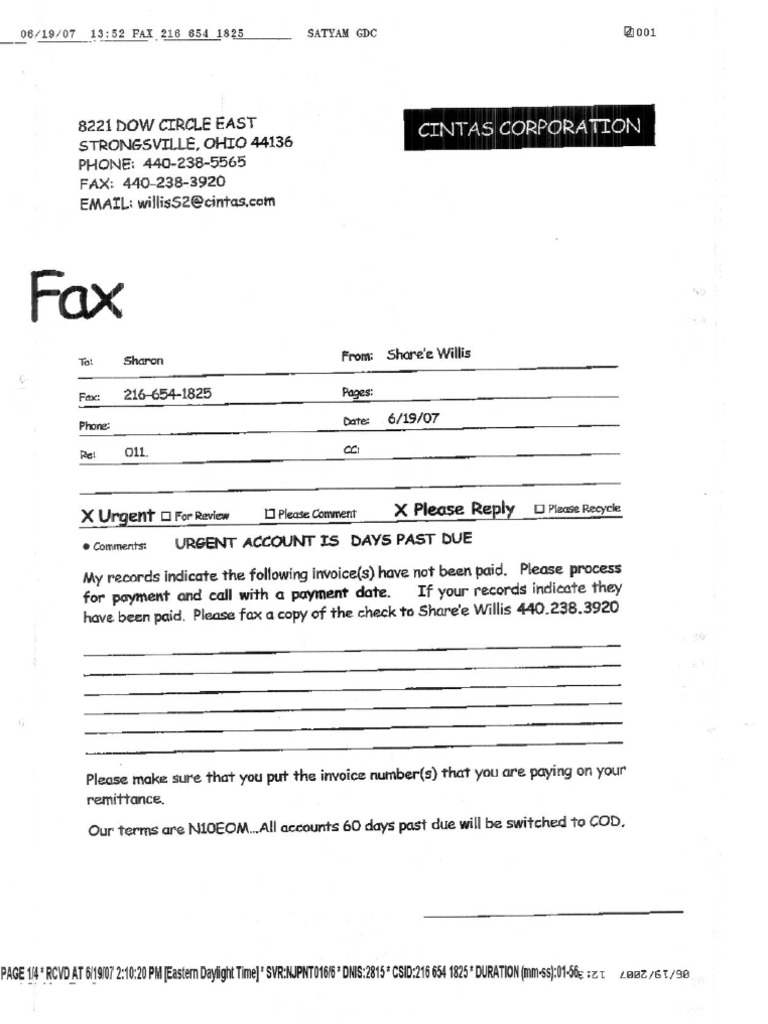 Cintas Agreement PDF