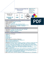 MSDS Cianuro de Sodio PDF