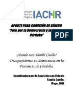 Foro por la Democracia y la Libertad 2017. ¿Donde esta Yamila Cuello?