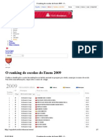 O Ranking de Escolas Do Enem 2009 - São Bernardo do Campo