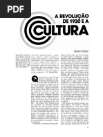 CANDIDO, Antonio Revolucao de 1930 e a Cultura
