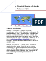 População Mundial desde Adão