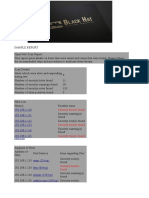 Opevas Sample Report