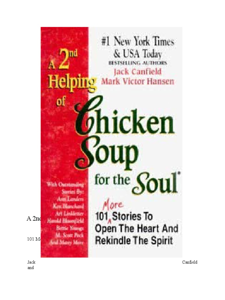 a 2nd helping of chicken soup for the soul | pdf | leisure
