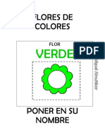 Flores de Colores Poner Nombre b