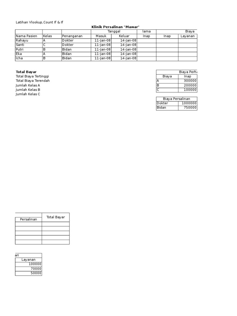 SOAL LAT PRAKTEK EXCEL 1.xls