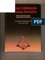 Niklas Luhmann Sistemas Sociales Cap 1 PDF