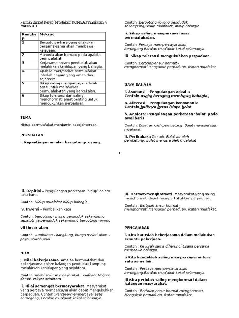 Pantun Empat Kerat Pdf
