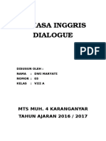 Dialogue Bahasa Inggris - Dwi Maryati