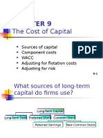  Cost of Capital