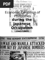 Economic Condition of Philippines During Japanese Occupation