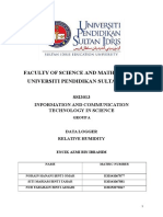 Faculty of Science and Mathematics Universiti Pendidikan Sultan Idris