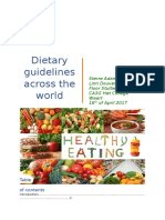 Dietary Guidelines Across The World