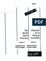 World Bank Glossary