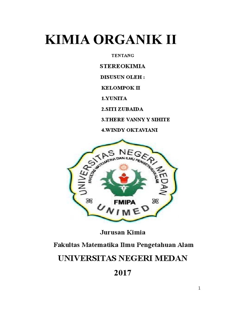 Makalah Organik Stereokimia PDF   Makalah Organik Stereokimia PDF