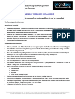 Corrosion Management Course Summary Module 2