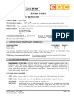 Material Safety Data Sheet: Sodium Sulfite