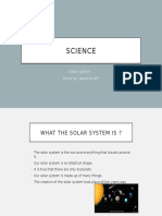 Science: Solar System Done By: Jawairia Atif