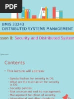 BMIS 33243 Distributed Systems Management