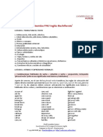 Ingles Contenidos Pau Bachillerato PDF