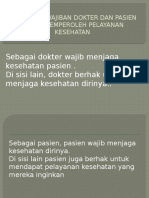 Hak Dan Kewajiban Dokter Dan Pasien