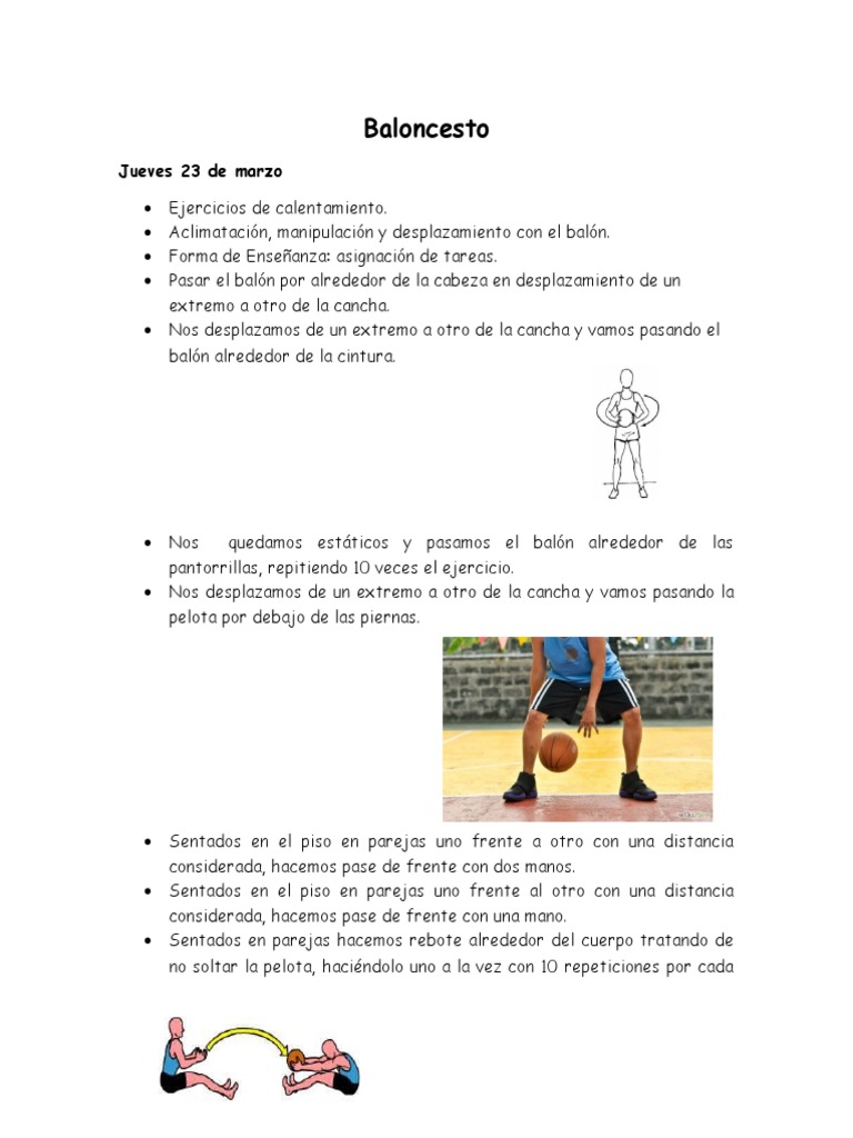 Diario de Campo | PDF | Posiciones de baloncesto | Defensor (Asociación de  Fútbol)