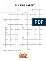 Family Fire Safety Lp Ff Crossword