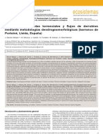 Dendrocronologia Avenidas Torrenciales